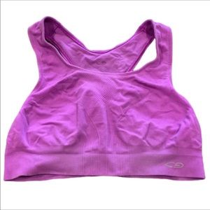 Champion Bright purple mesh dry fit sports bra